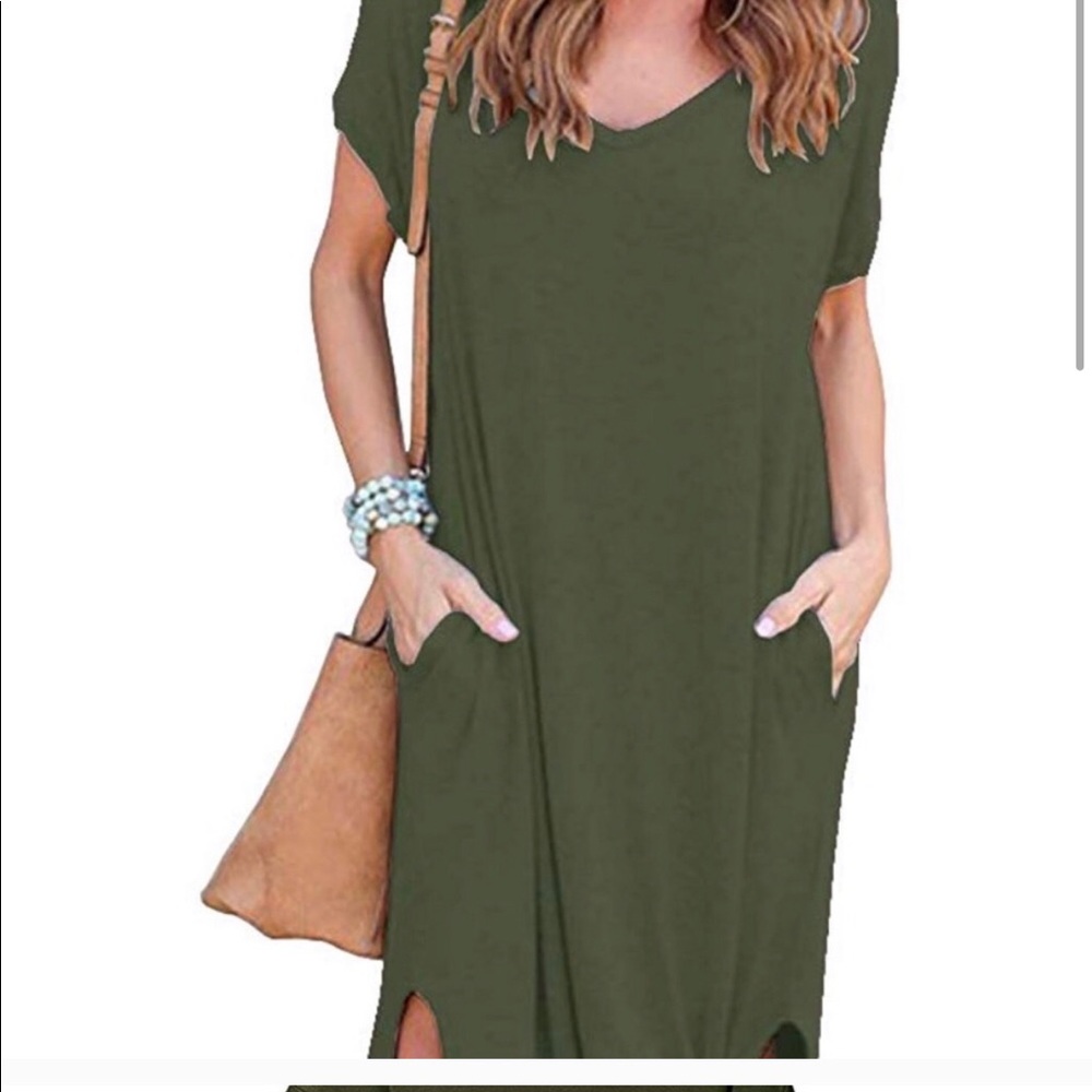 GRECERELLE- NWT- Olive Maxi Dress